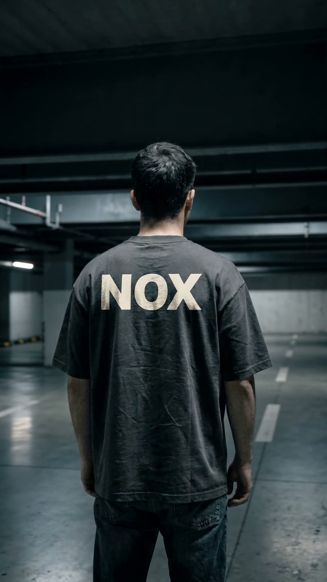 NOX oversized training tee, back print